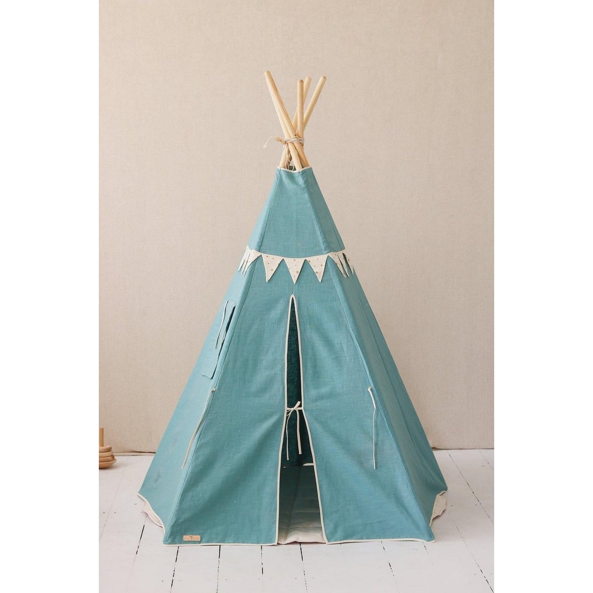 Tipi Speeltent inclusief Mattenset - Gold Star