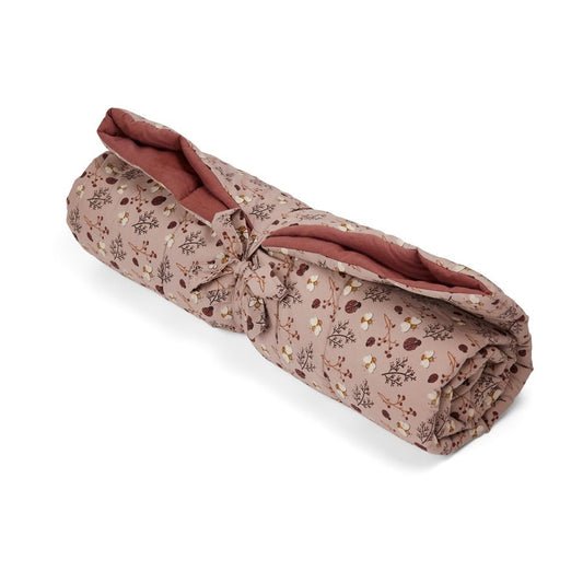 Birke Speelmat Effen Zand 110x110cm - Bloemenbij