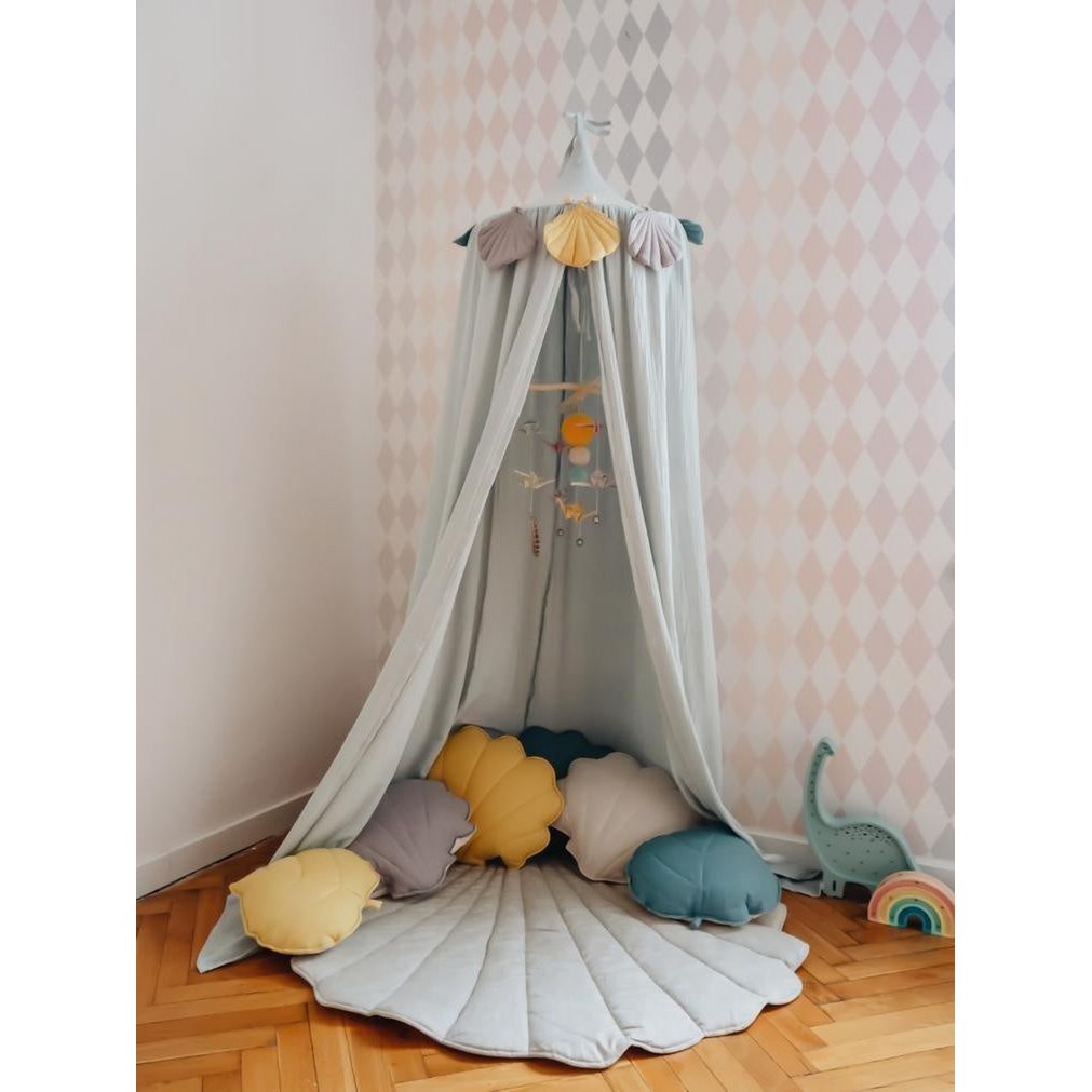 Bedgordijn/Bedhemel Kinderkamer - Mint Groen