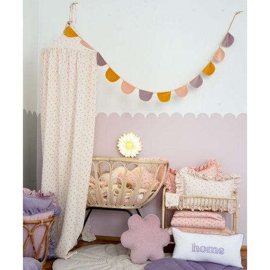 Bedgordijn/Bedhemel Kinderkamer - Mousseline Paars