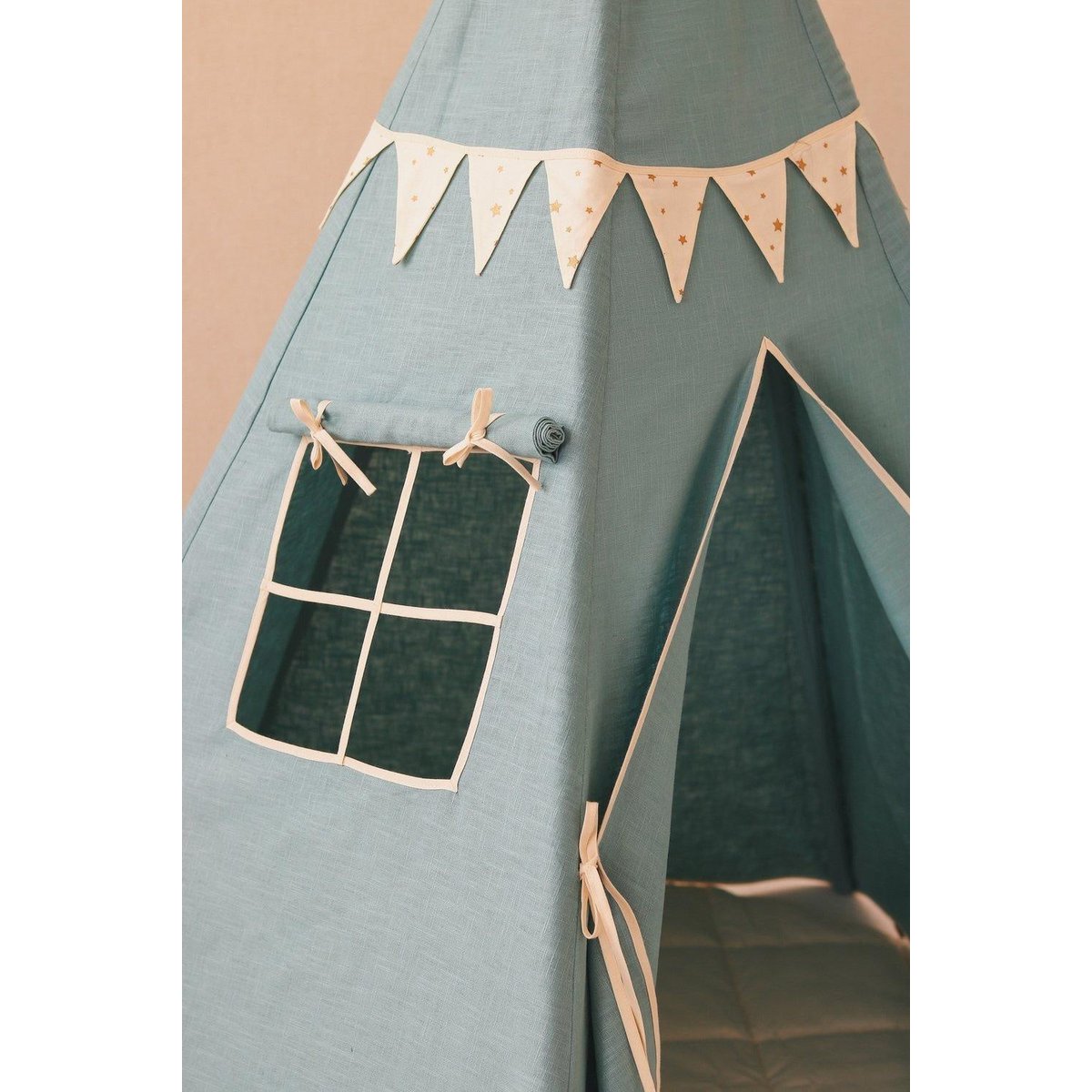 Tipi Speeltent inclusief Mattenset - Gold Star