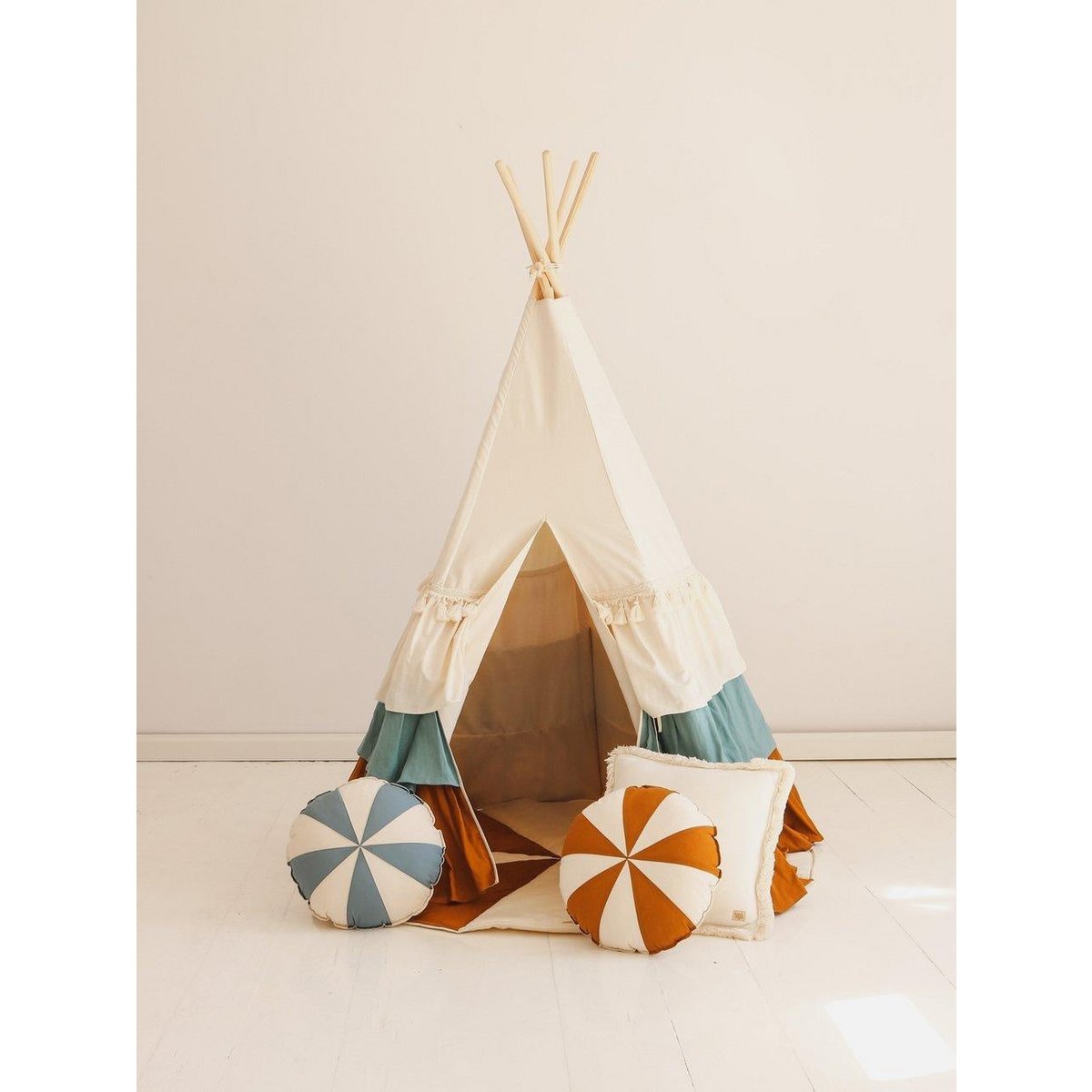 Tipi Speeltent met Ruches inclusief Mat - Circus