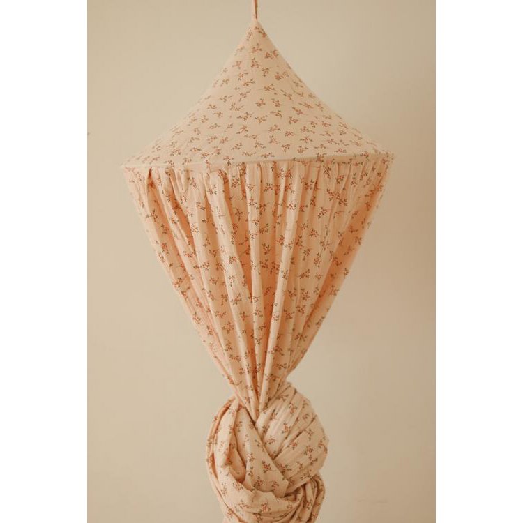 Bedgordijn/Bedhemel Kinderkamer - Klaprozen & Twijgjes