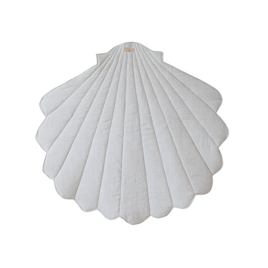 Linnen Schelp Vloerkleed - Zand