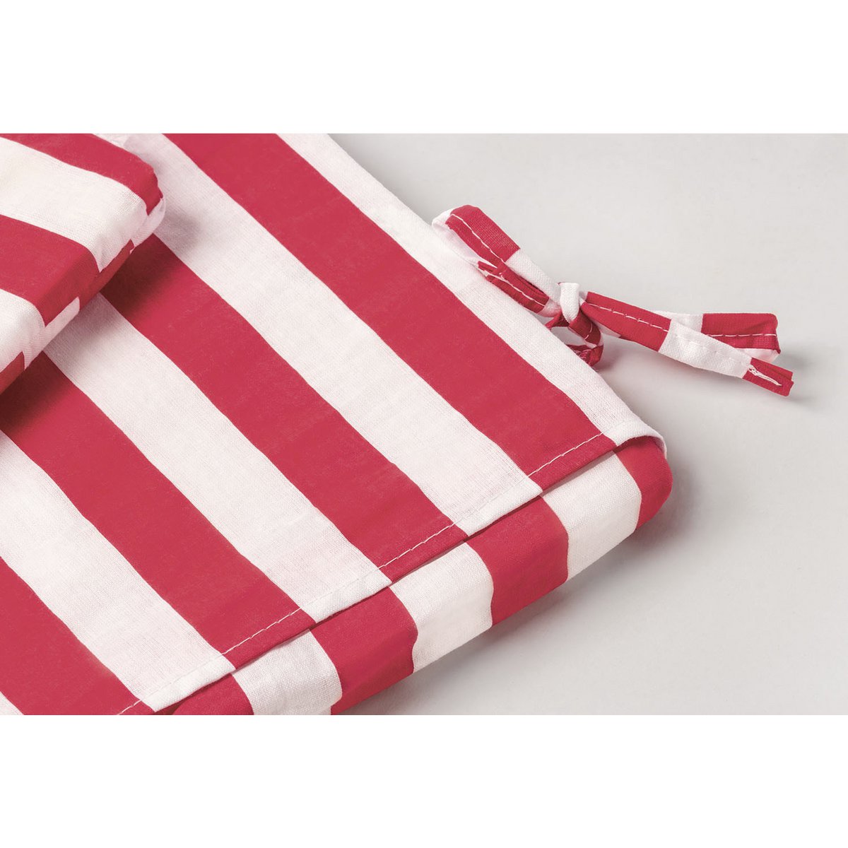 Zitkussens voor Picknicktafel 'Nicki voor 4 Kinderen' 2-delig - Rood/Wit