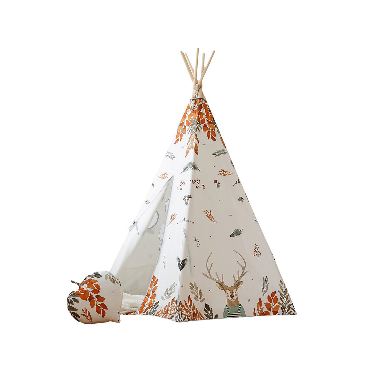 Tipi Speeltent inclusief Mat - Forest Friends