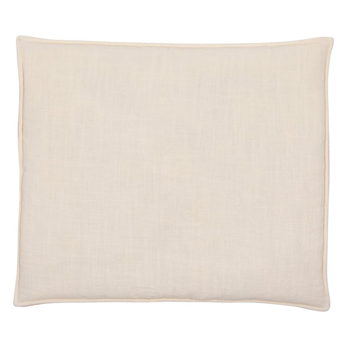 Linnen Junior Dekbedovertrek Bloempatroon 90x135cm - Sand