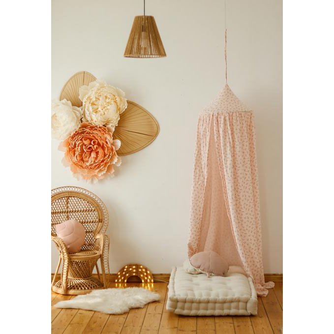 Bedgordijn/Bedhemel Kinderkamer - Klaprozen & Twijgjes