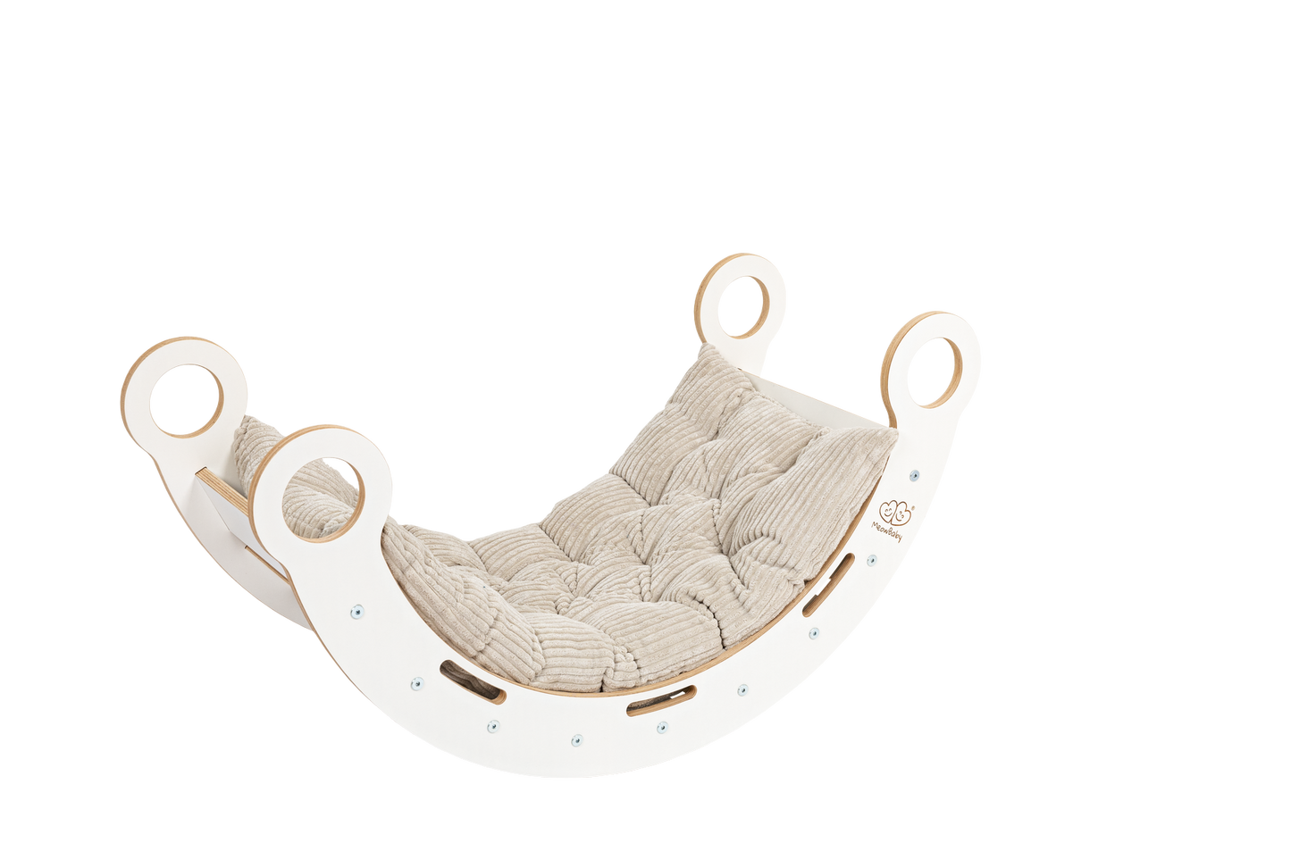 Dream Rocker Magische Schommel met Glijbaan - Ecru Kleurig Kussen