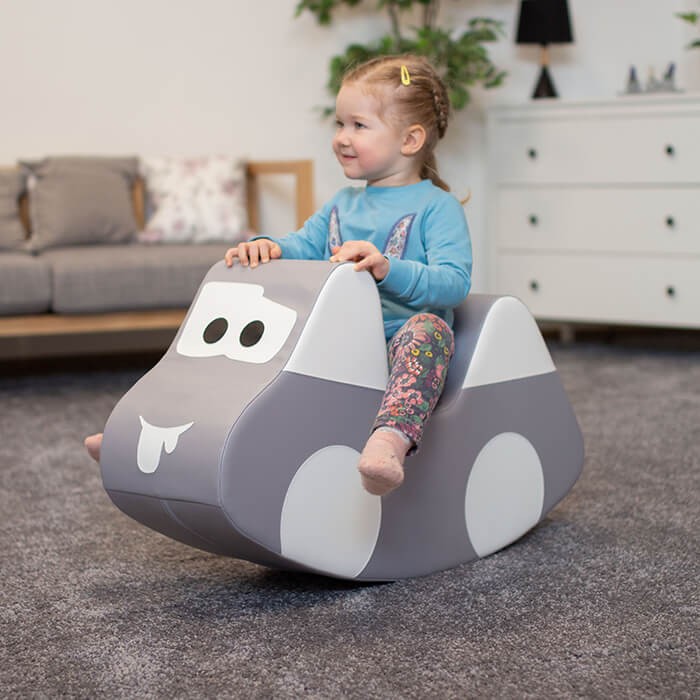 IGLU Rocker Zachte Foam Schommel Wip - Grey/White