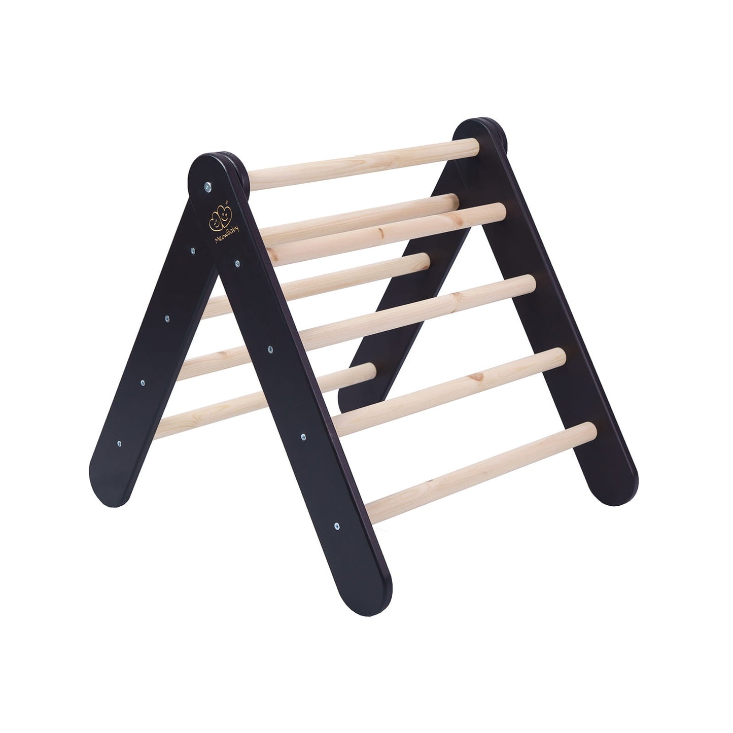 Montessori Houten Klimladder voor Kinderen - Zwart