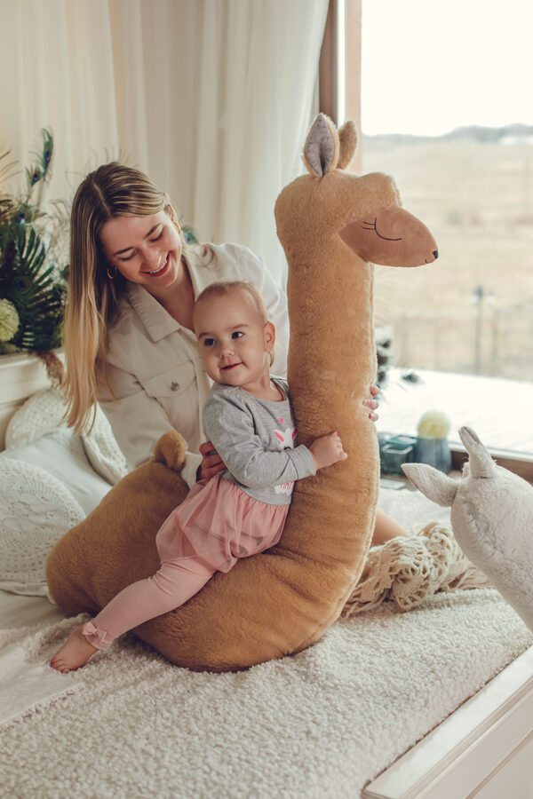 XXL Handgemaakte Alpaca Knuffel 100cm - Rust