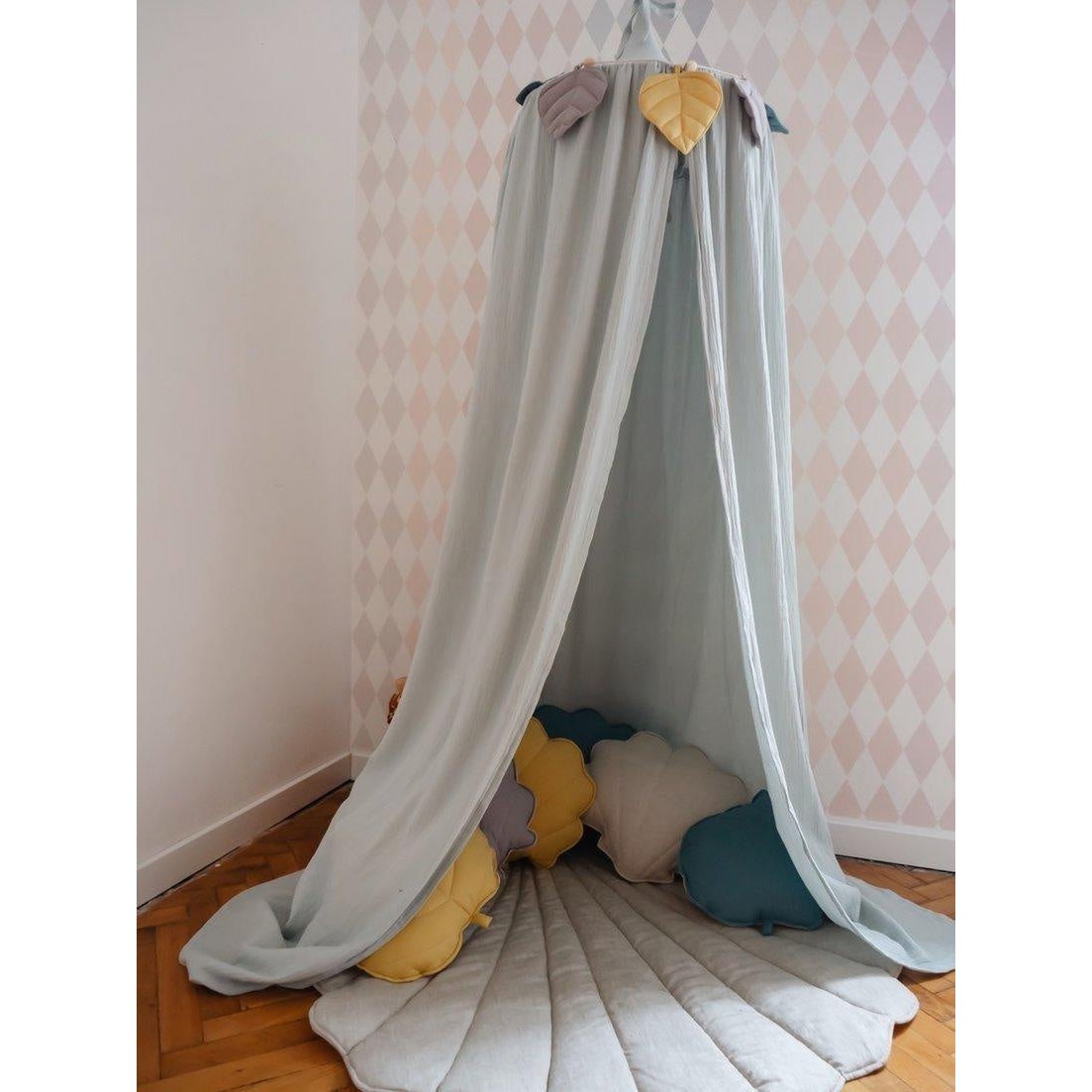 Bedgordijn/Bedhemel Kinderkamer - Mint Groen