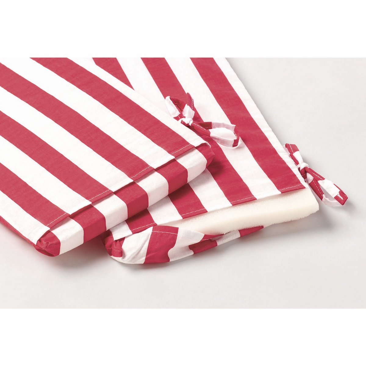 Zitkussens voor Picknicktafel 'Nicki voor 4 Kinderen' 2-delig - Rood/Wit