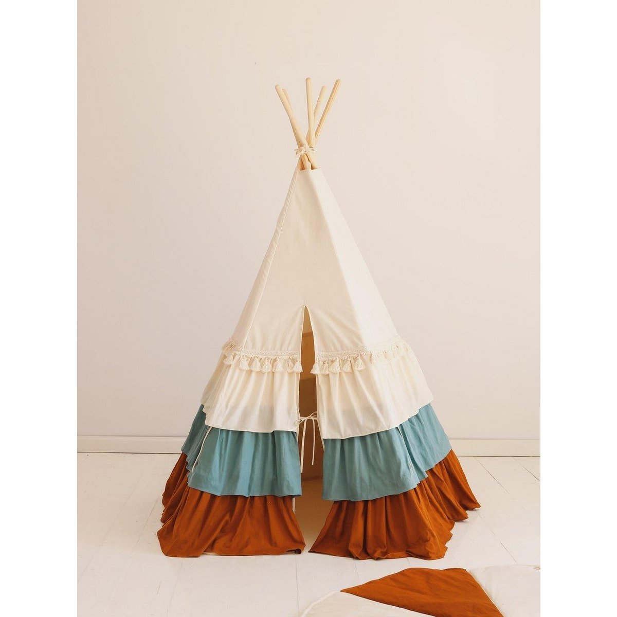 Tipi Speeltent met Ruches inclusief Mat - Circus
