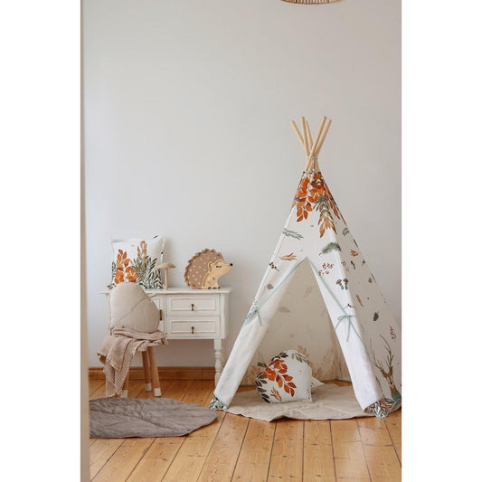 Tipi Speeltent inclusief Mat - Forest Friends