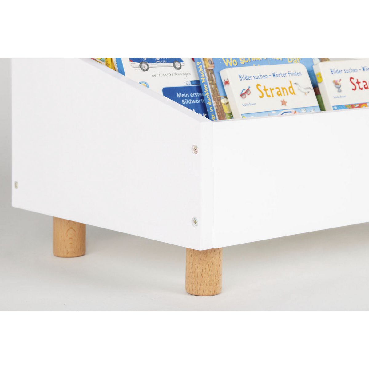 Kinderboeken Opbergkist Ando - Wit