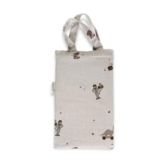 Bera Junior Dekbedovertrek 100x140cm - Music Dino