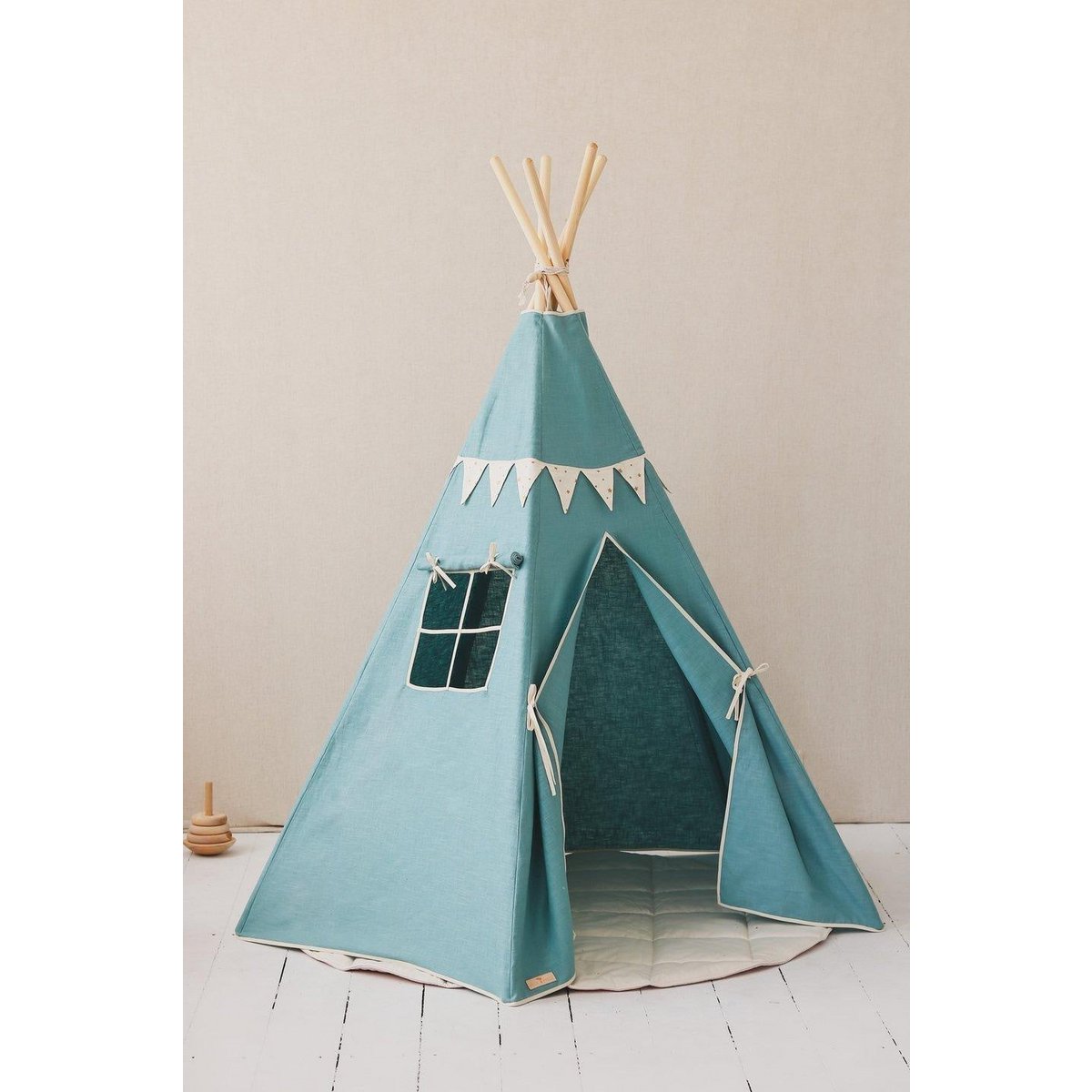 Tipi Speeltent inclusief Mattenset - Gold Star