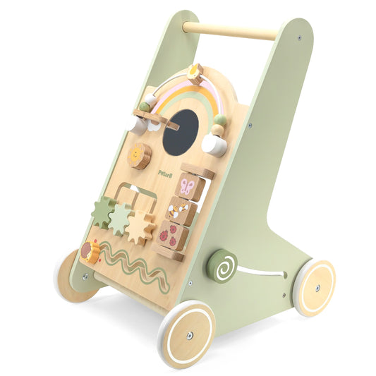 Wooden Educational Walker - Green