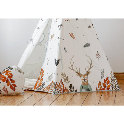 Tipi Speeltent inclusief Mat - Forest Friends