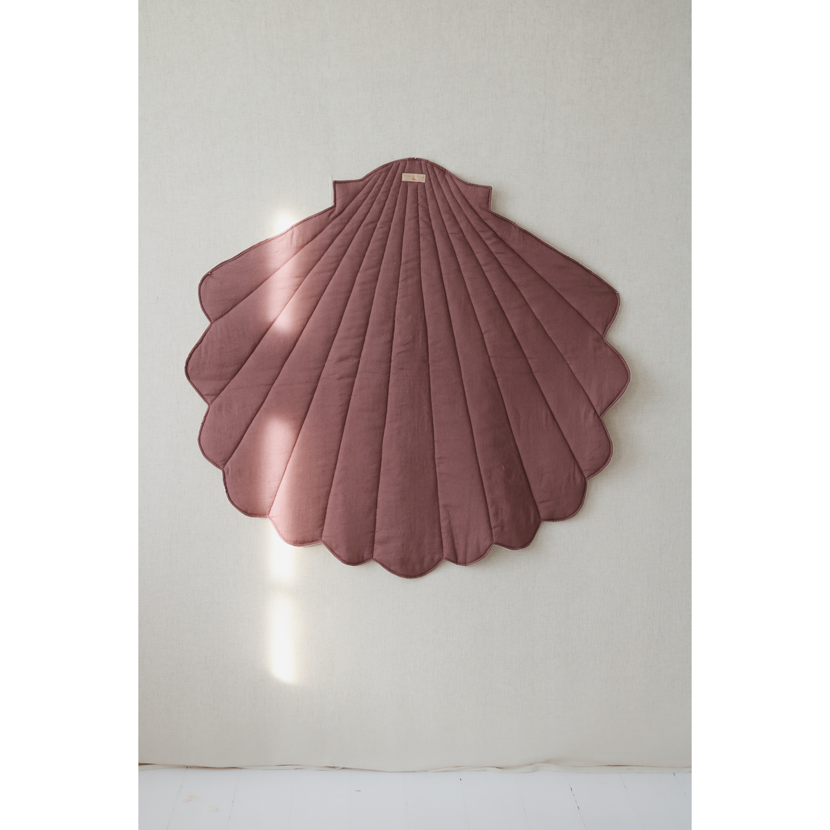 Linnen Schelp Vloerkleed - Marsala