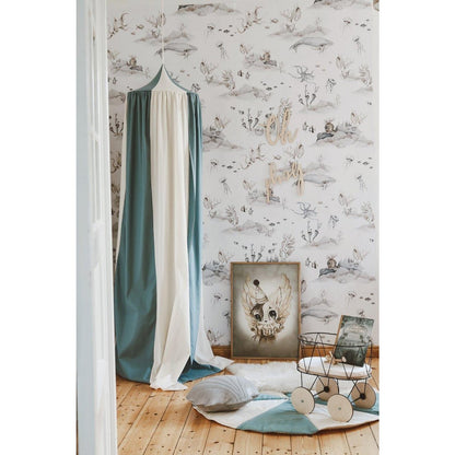 Bedgordijn/Bedhemel Kinderkamer - Blue Circus