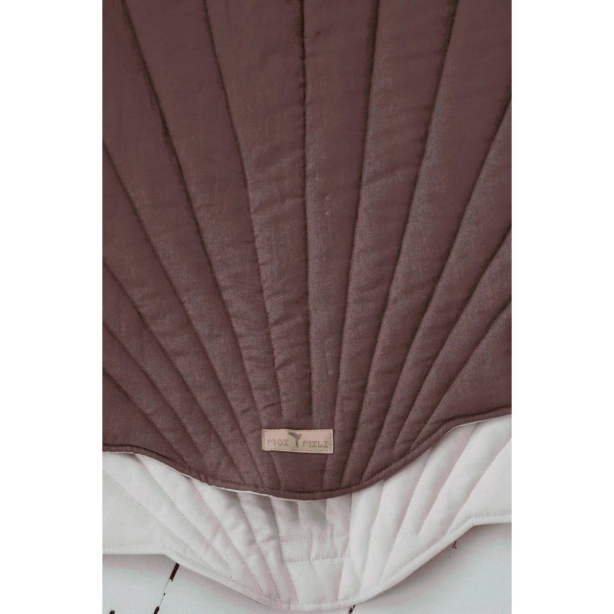 Linnen Schelp Vloerkleed - Marsala