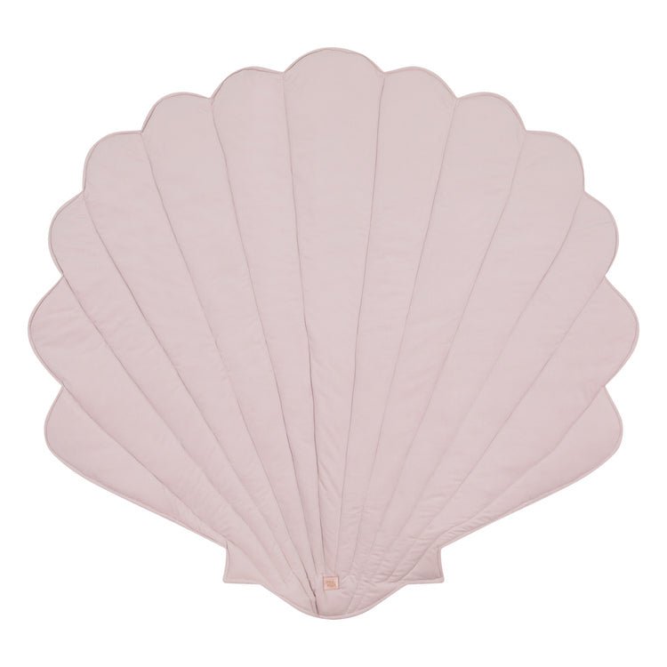 Fluwelen Schelp Vloerkleed - Poeder Roze