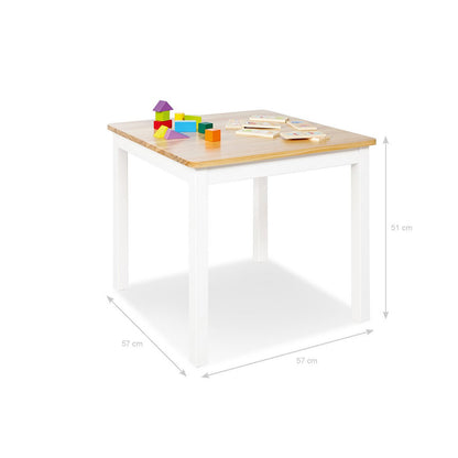 Kindertafel Fenna - Wit/Naturel