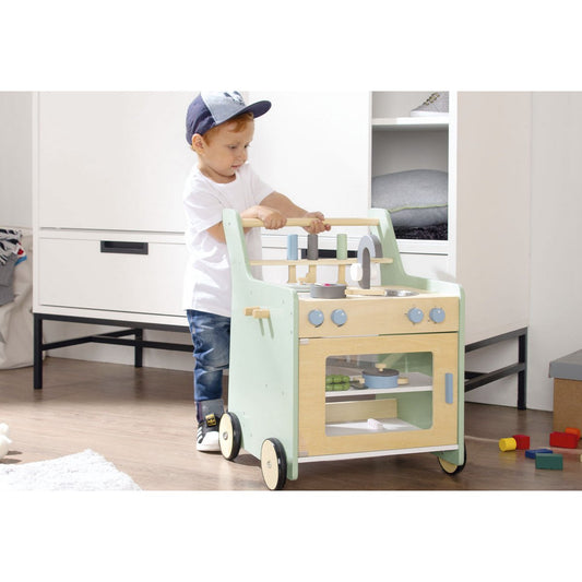 Kinderkeuken op Wielen Kalle - Pastelgroen