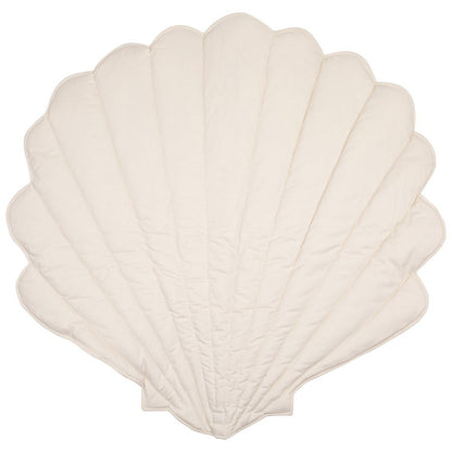 Fluwelen Schelp Vloerkleed - Poeder Mint