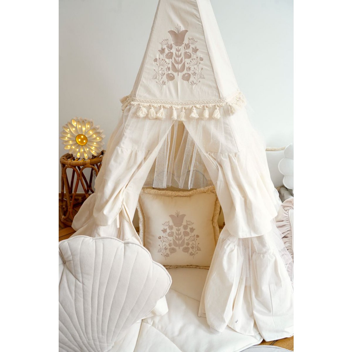 Tipi Speeltent inclusief Mattenset - Boho