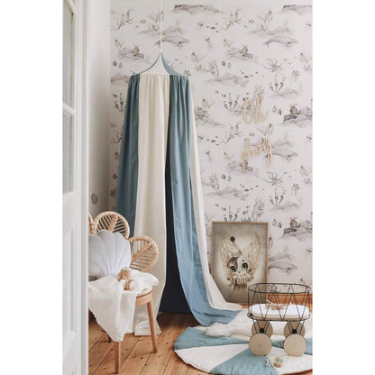 Bedgordijn/Bedhemel Kinderkamer - Blue Circus