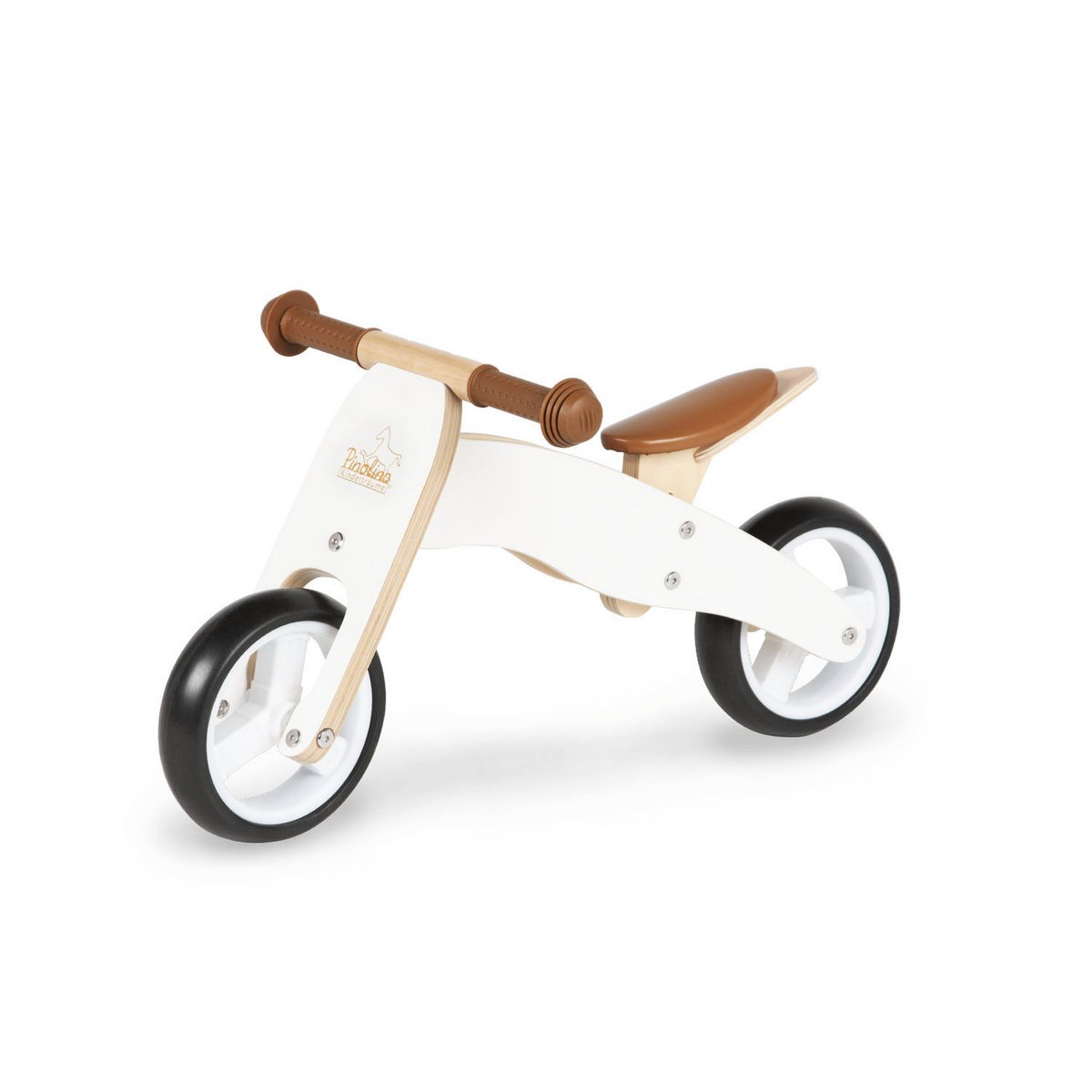 Mini Driewieler Charlie - Wit/Naturel