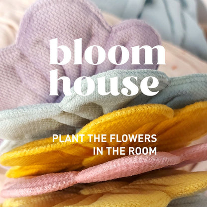 Fluwelen Bloemen Vloerkleed - Roze Vlierbes