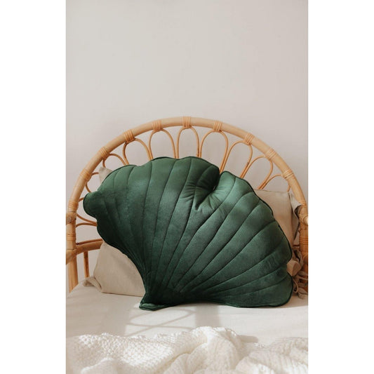Zacht Fluwelen Ginkgoblad Kussen - Velvet Groen