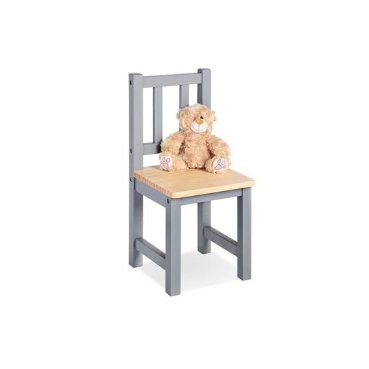 Kinderstoel Fenna - Grijs/Naturel