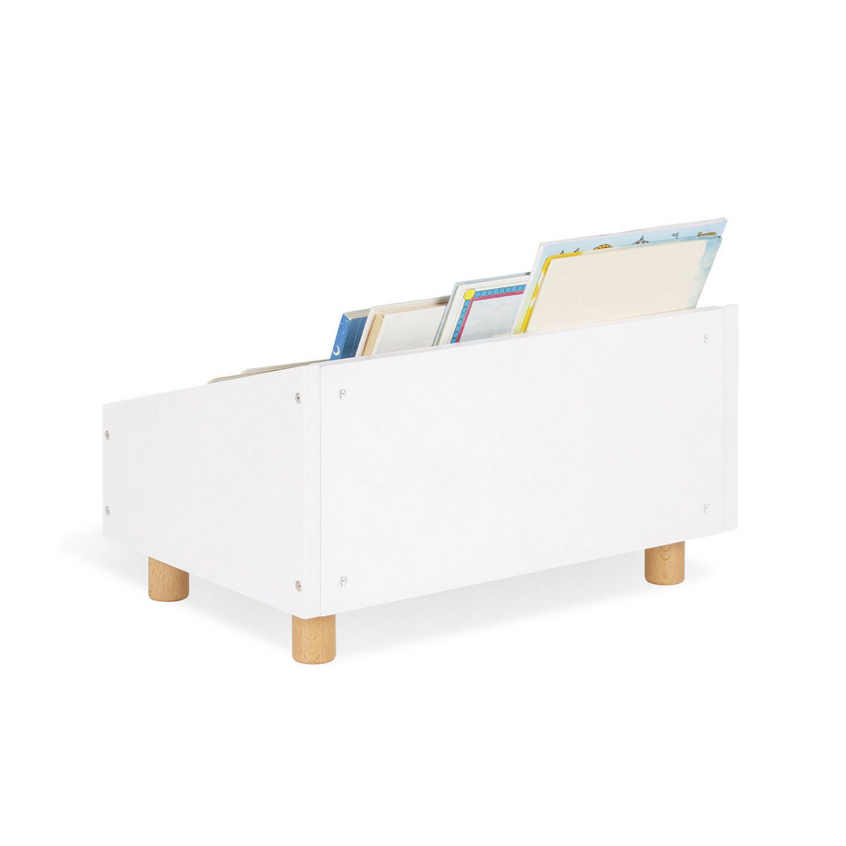 Kinderboeken Opbergkist Ando - Wit