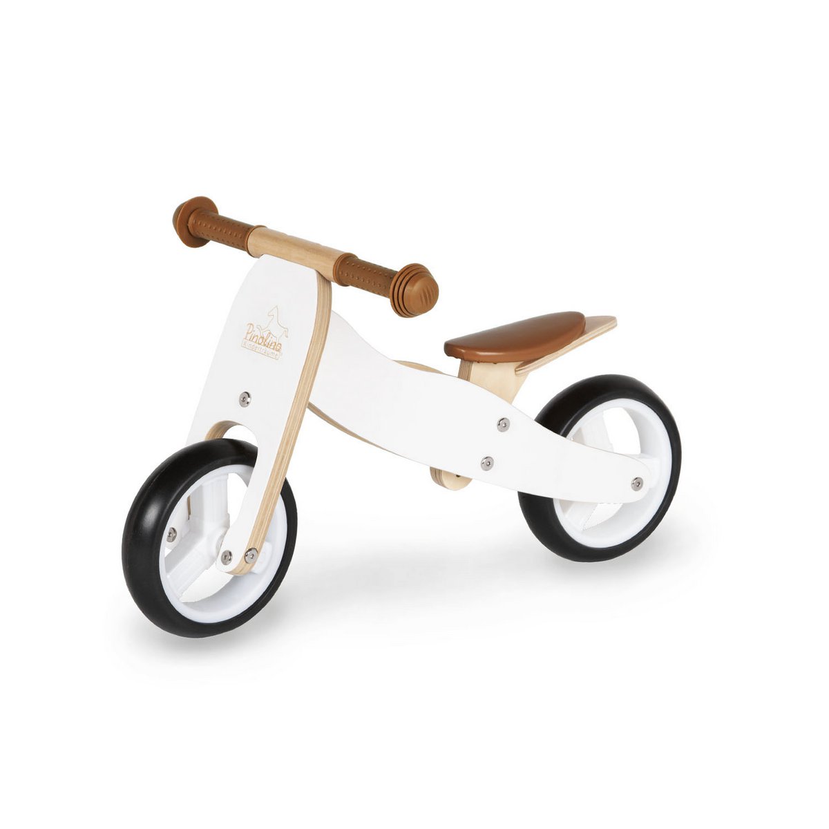 Mini Driewieler Charlie - Wit/Naturel