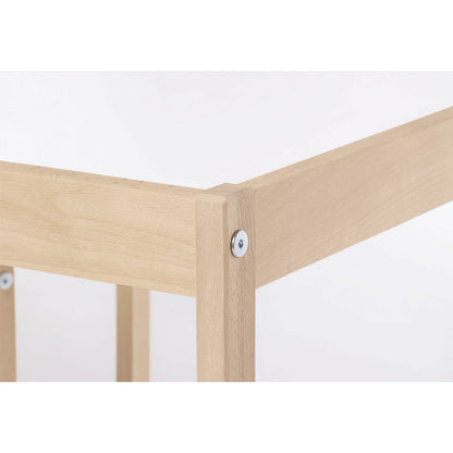 Kindertafel en Stoelenset Olaf 3-delig - Wit/Naturel