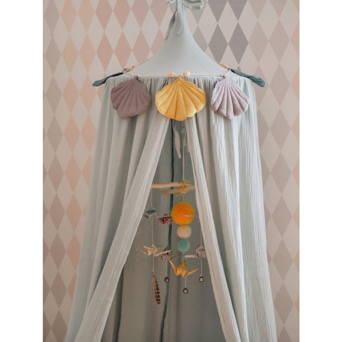 Bedgordijn/Bedhemel Kinderkamer - Mint Groen