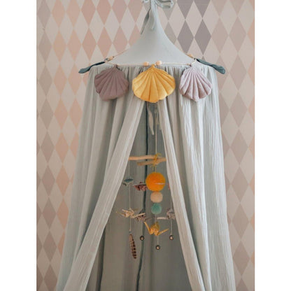Bedgordijn/Bedhemel Kinderkamer - Mint Groen