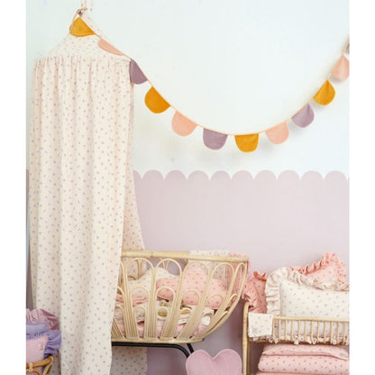 Bedgordijn/Bedhemel Kinderkamer - Mousseline Paars