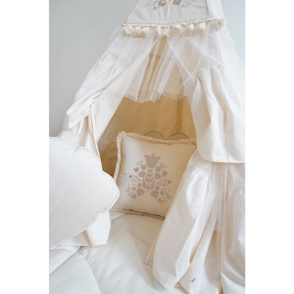 Tipi Speeltent inclusief Mattenset - Boho