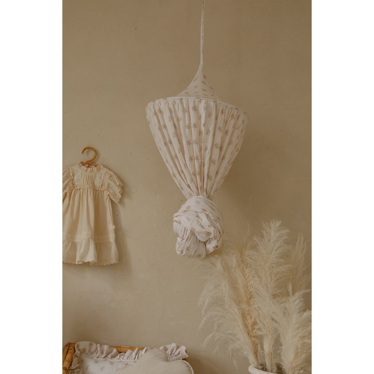 Bedgordijn/Bedhemel Mousseline Kinderkamer - Boho Flowers