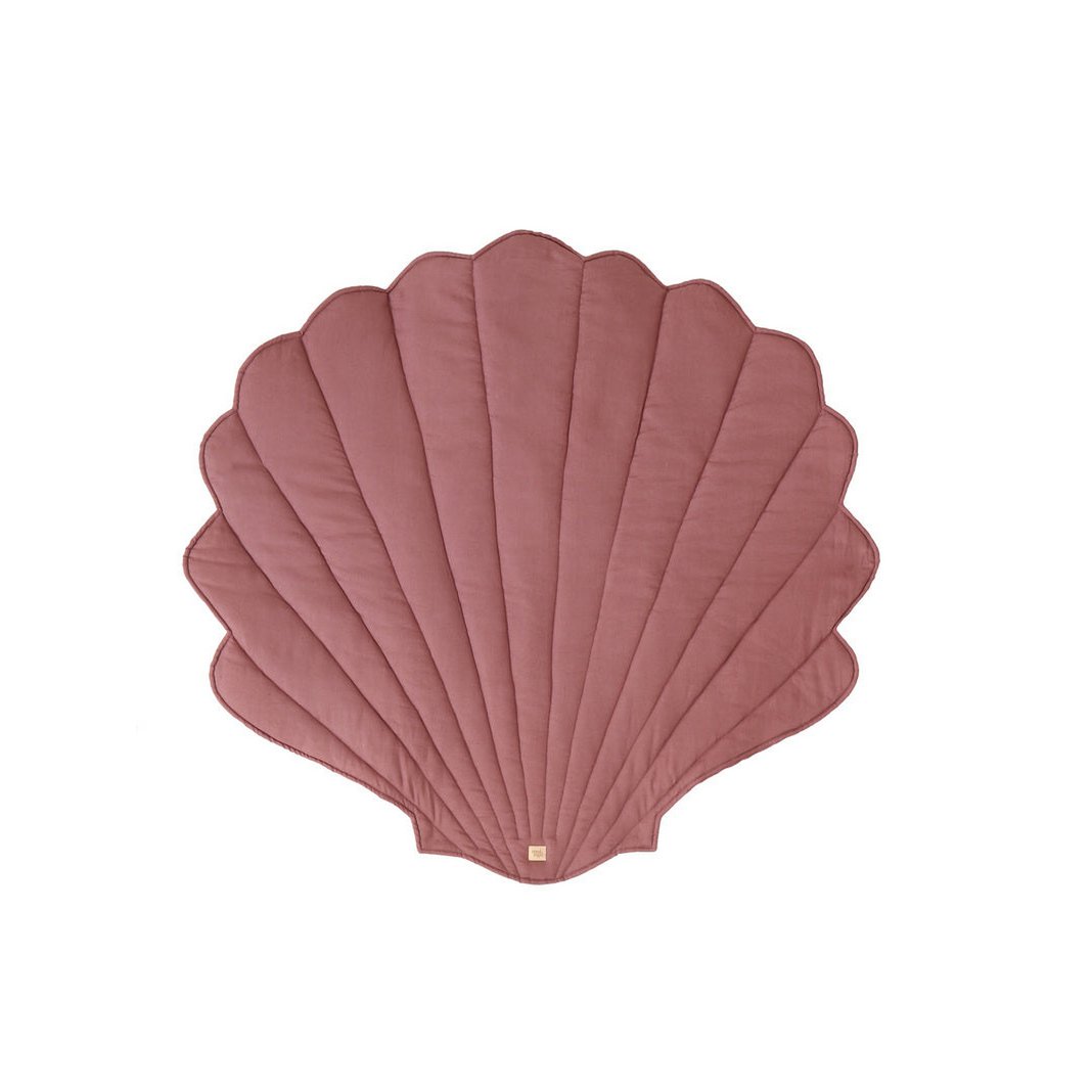 Linnen Schelp Vloerkleed - Marsala