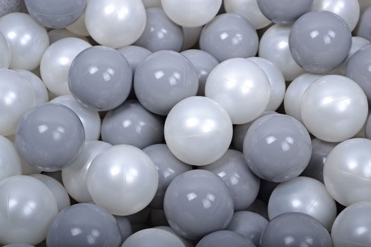 Ballenbak Ballen 200 Stuks - Grijs/Parelwit