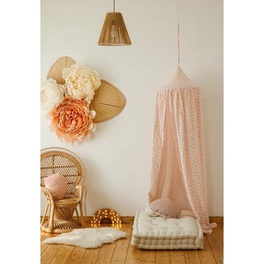 Bedgordijn/Bedhemel Kinderkamer - Klaprozen & Twijgjes