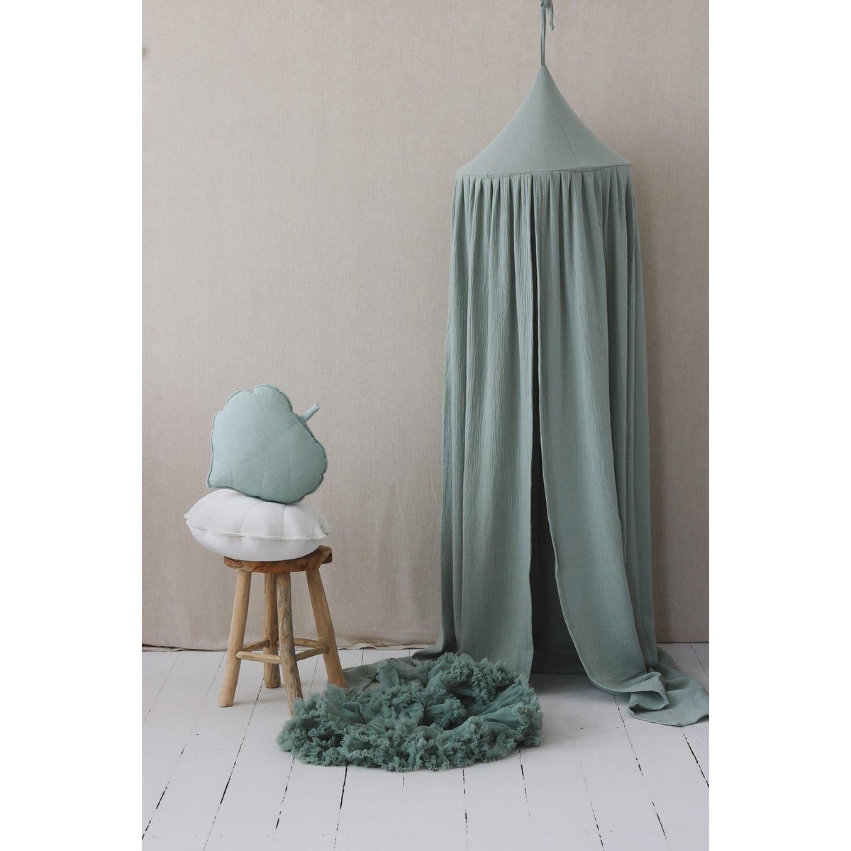 Bedgordijn/Bedhemel Kinderkamer - Mint Groen